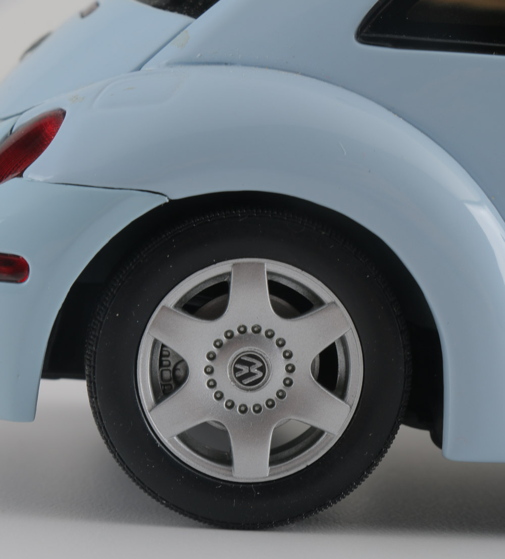 Assortment of Five Modern Volkswagen Beetle Die-Cast Cars