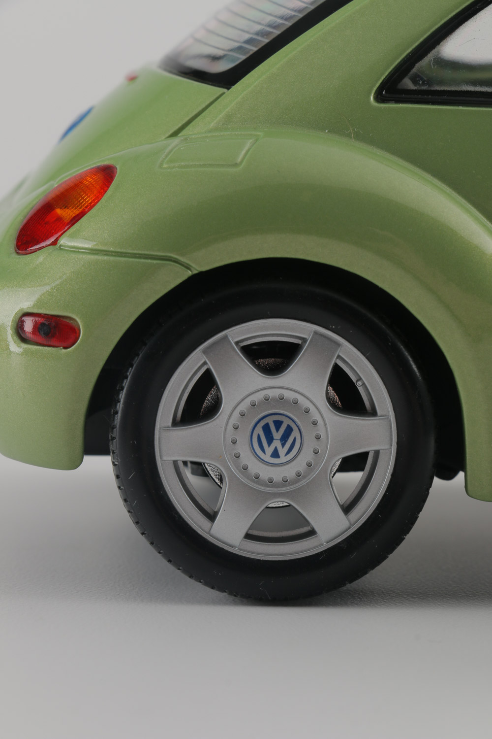 Assortment of Five Modern Volkswagen Beetle Die-Cast Cars