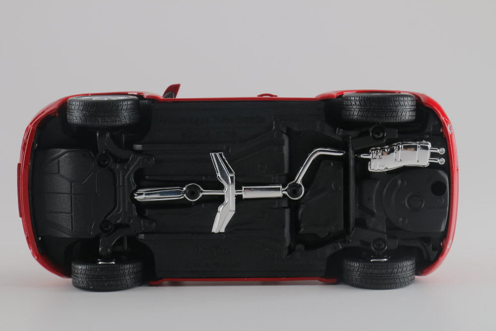 Assortment of Five Modern Volkswagen Beetle Die-Cast Cars