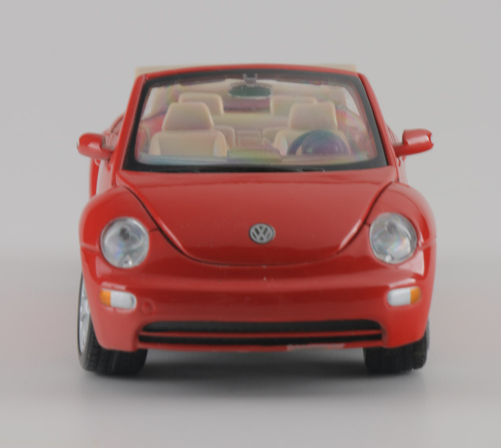 Assortment of Five Modern Volkswagen Beetle Die-Cast Cars