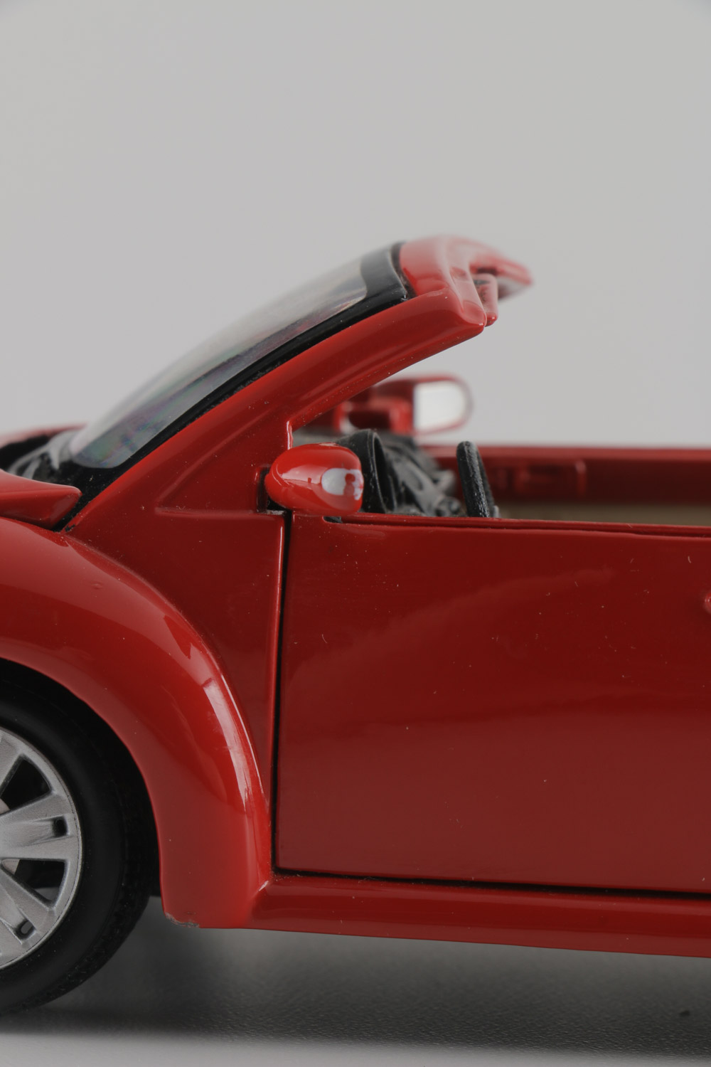 Assortment of Five Modern Volkswagen Beetle Die-Cast Cars