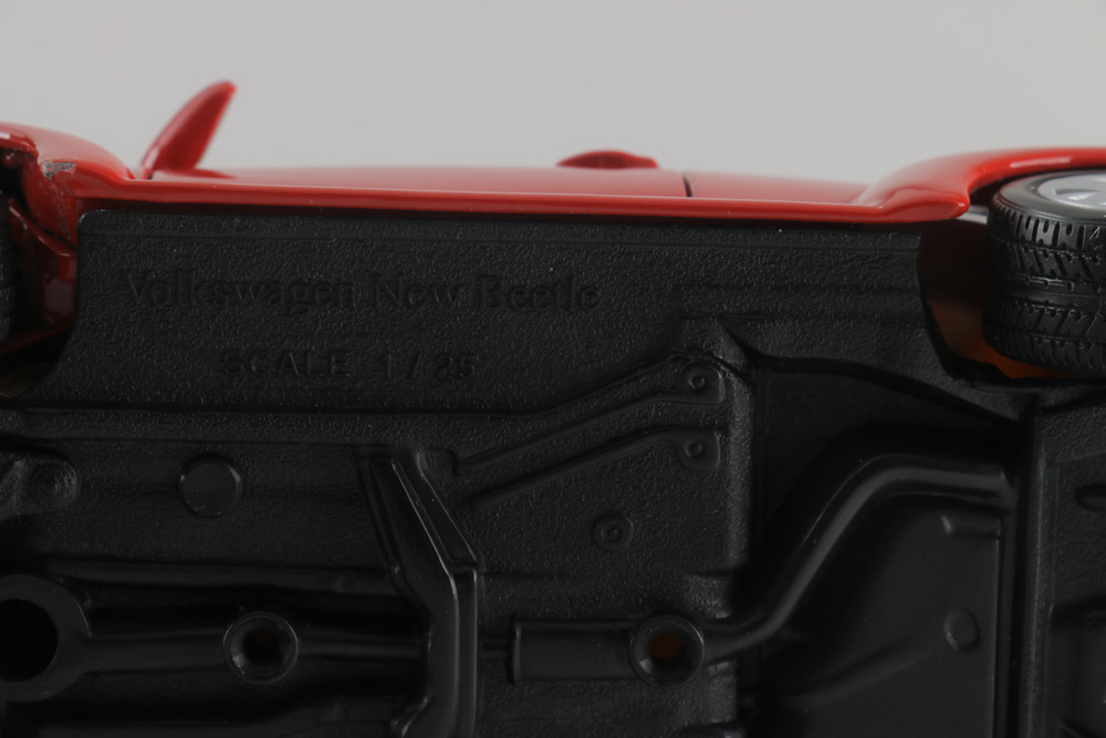 Assortment of Five Modern Volkswagen Beetle Die-Cast Cars