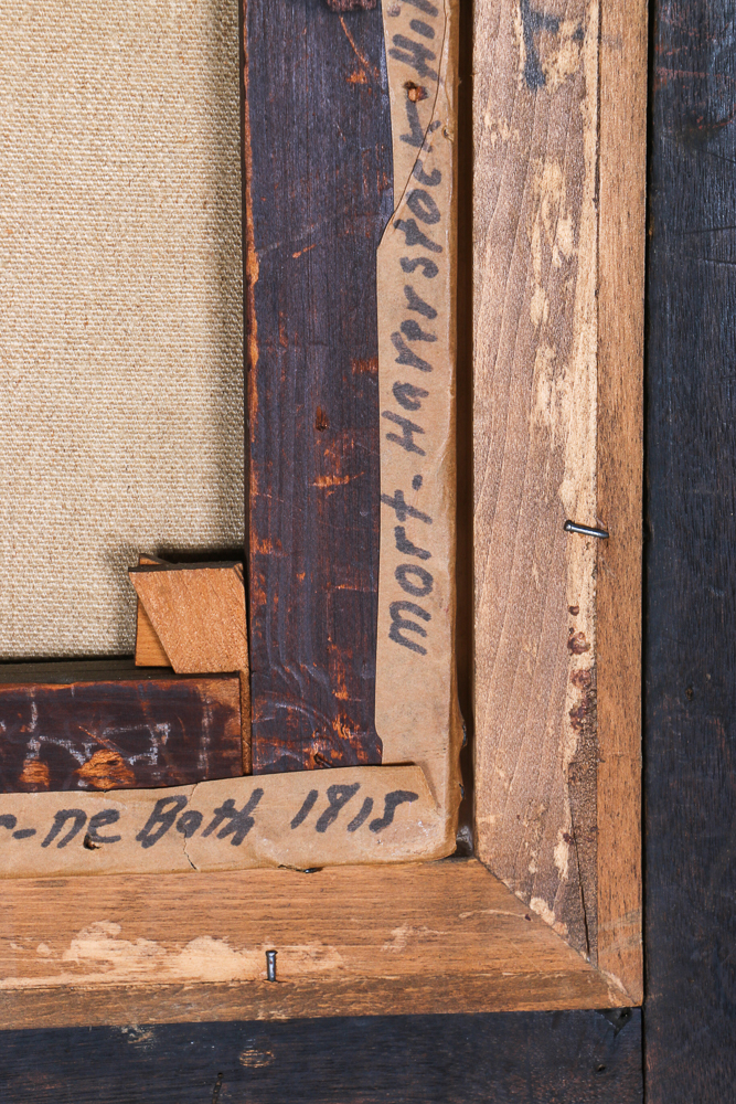 Original Portrait of a Girl with Egg Basket Attributed to Thomas Jones Barker