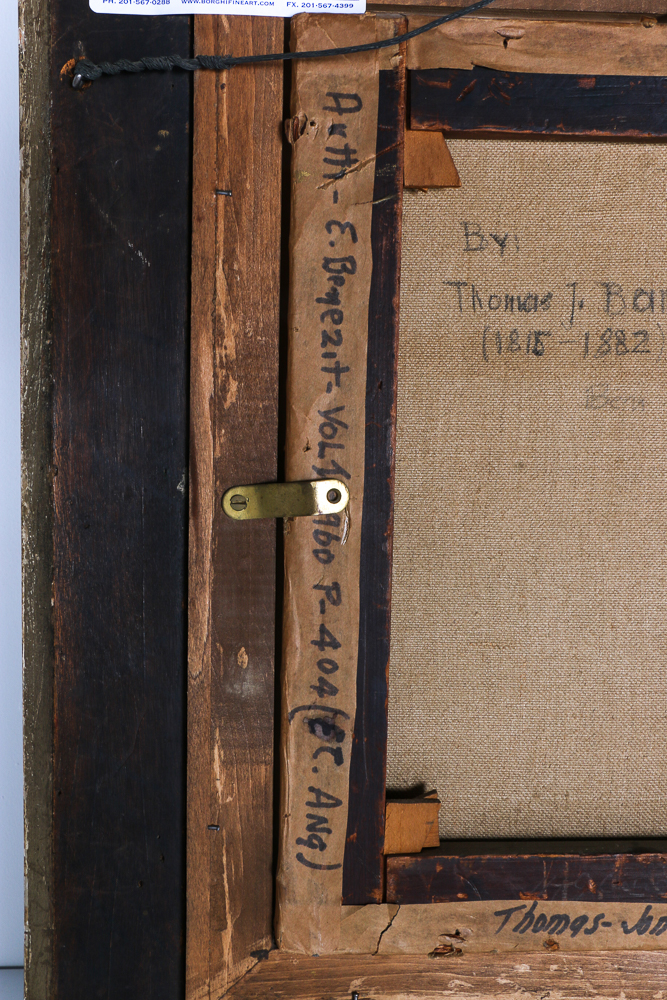 Original Portrait of a Girl with Egg Basket Attributed to Thomas Jones Barker