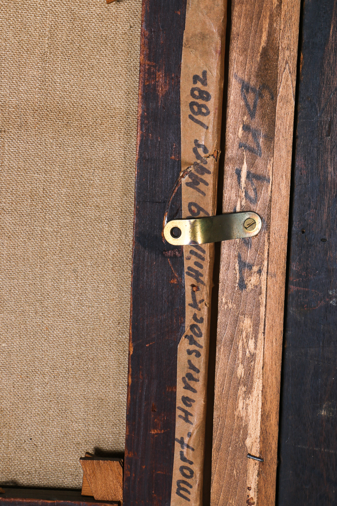 Original Portrait of a Girl with Egg Basket Attributed to Thomas Jones Barker
