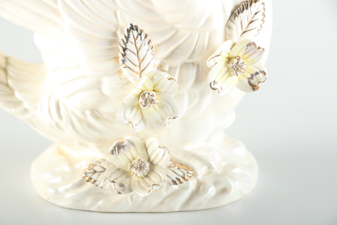 Arnart Vintage Ceramic Swan Figurine