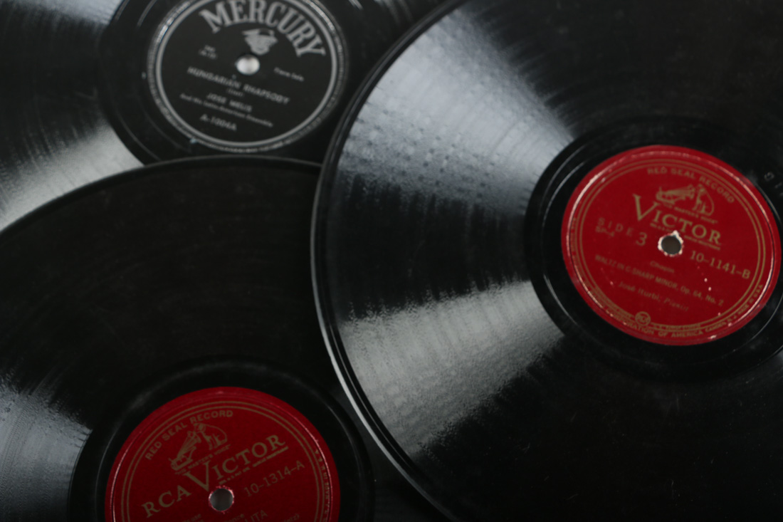 Collection of Vintage 78 RPM Records