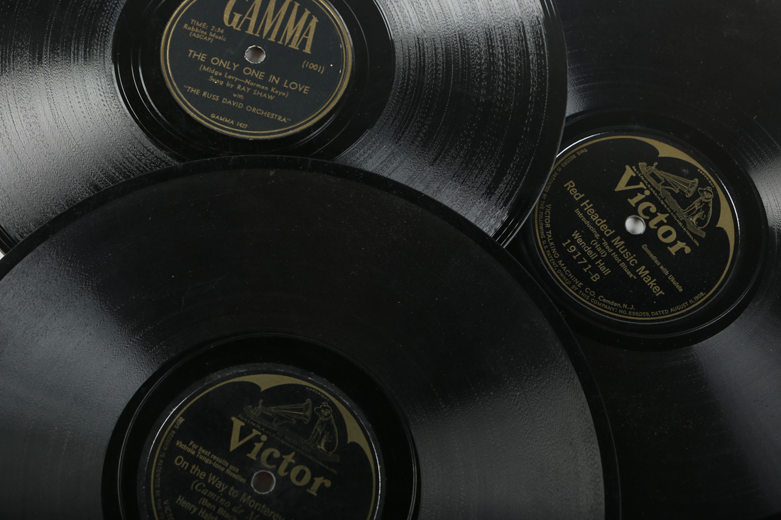 Collection of Vintage 78 RPM Records