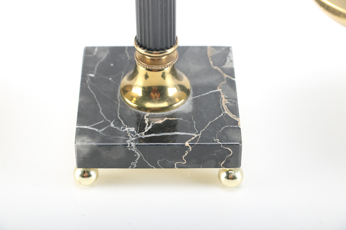 Black and Gold-tone Metal Decorative Scale