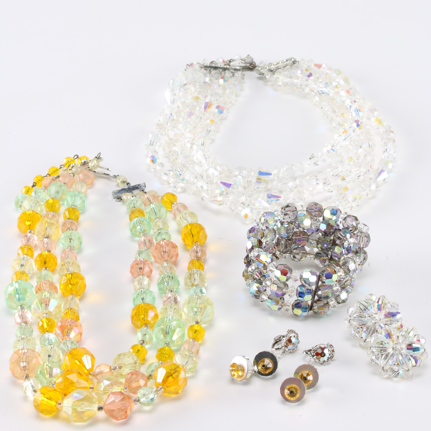 Iridescent Bead Costume Jewelry