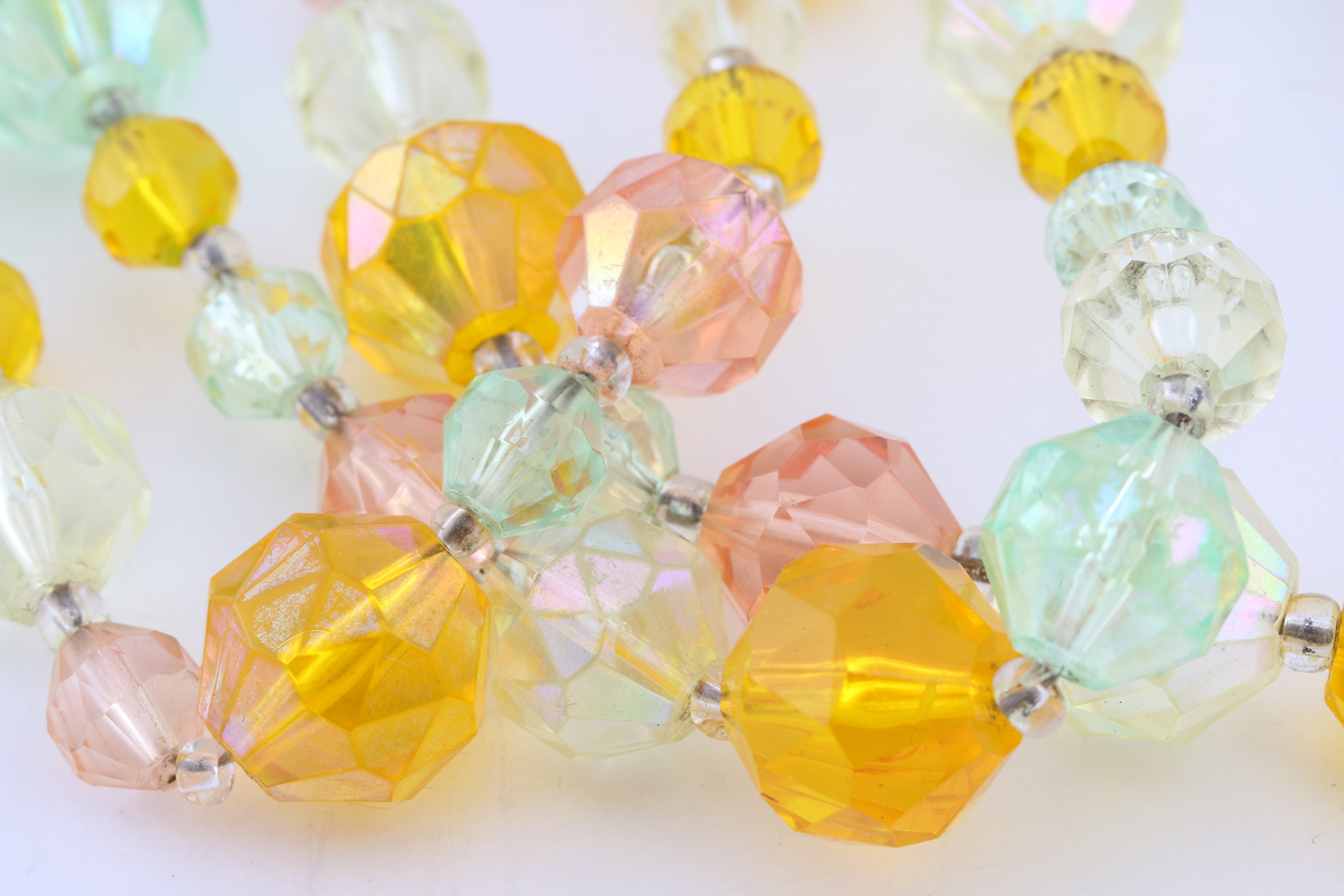 Iridescent Bead Costume Jewelry