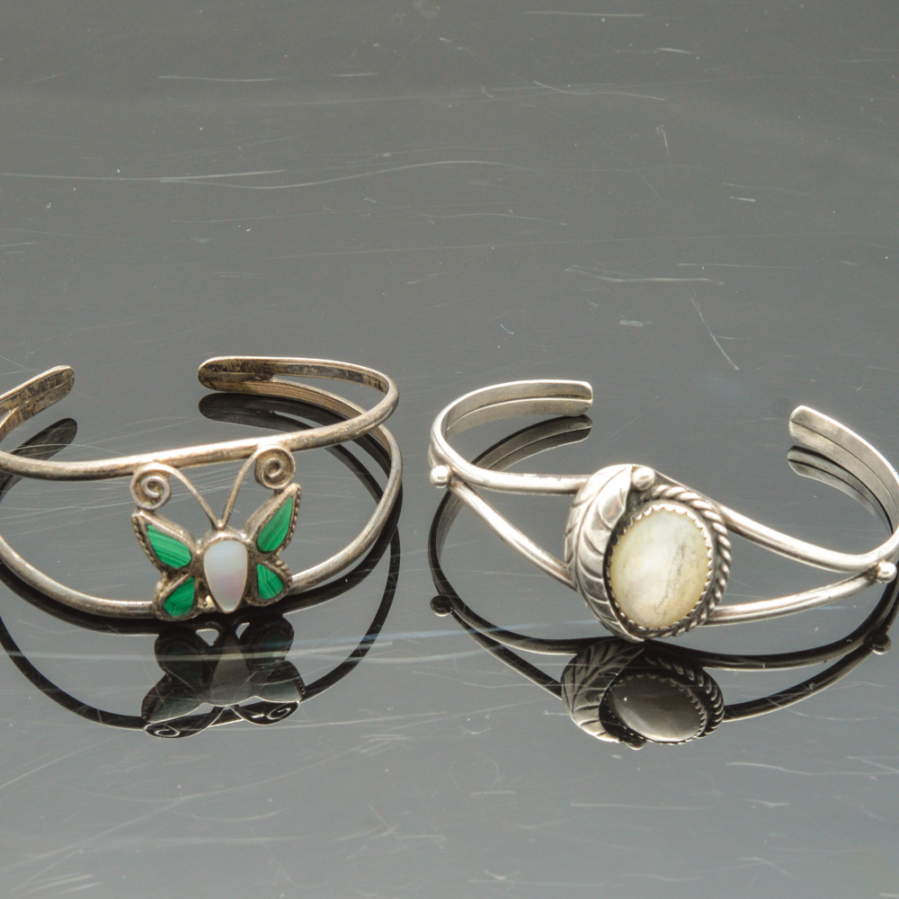 Sterling Silver Cuff Bracelets