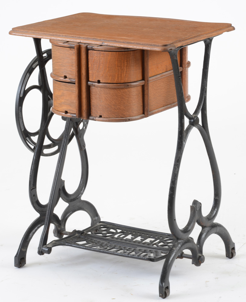 Davis "Vertical Feed" Sewing Machine Stand Table