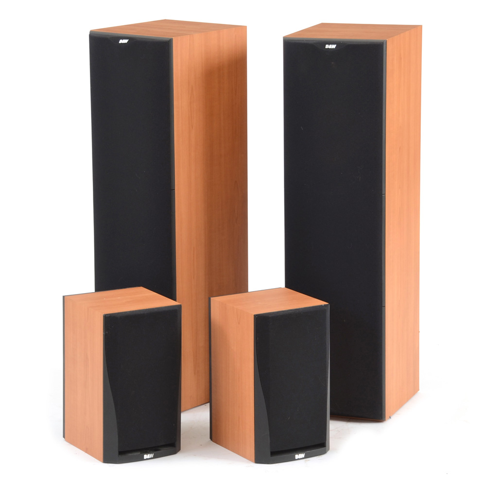 Four Bowers & Wilkins Loudspeakers