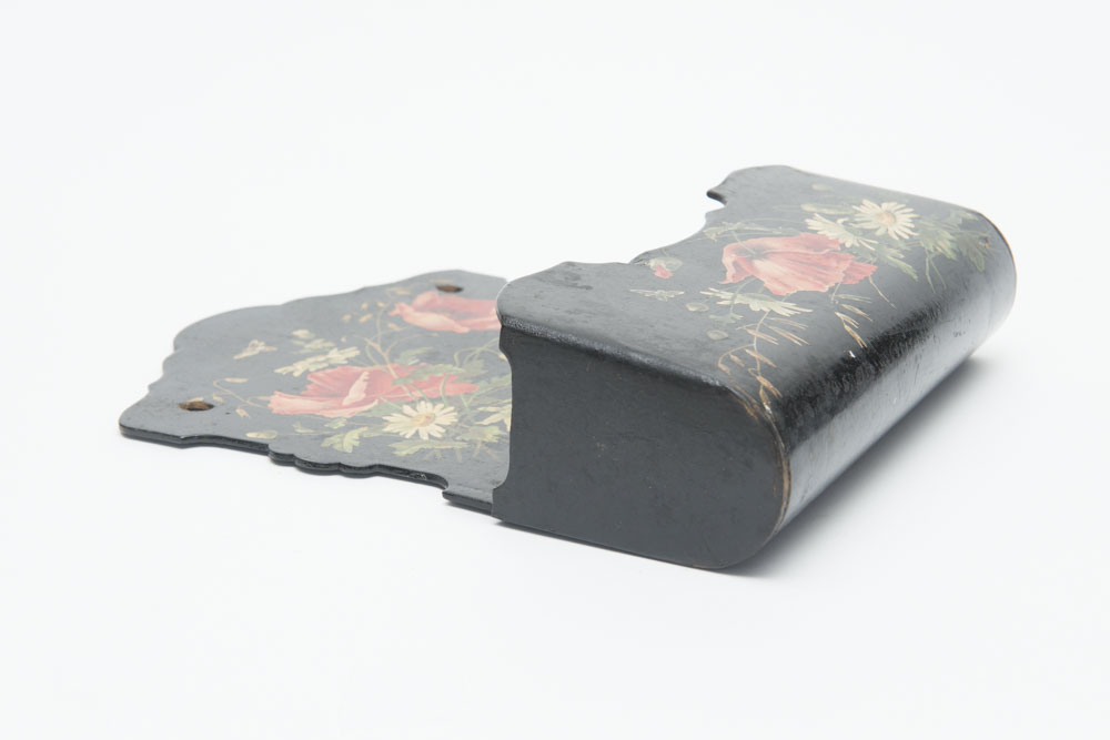 Victorian Paper Mache Wall Pocket