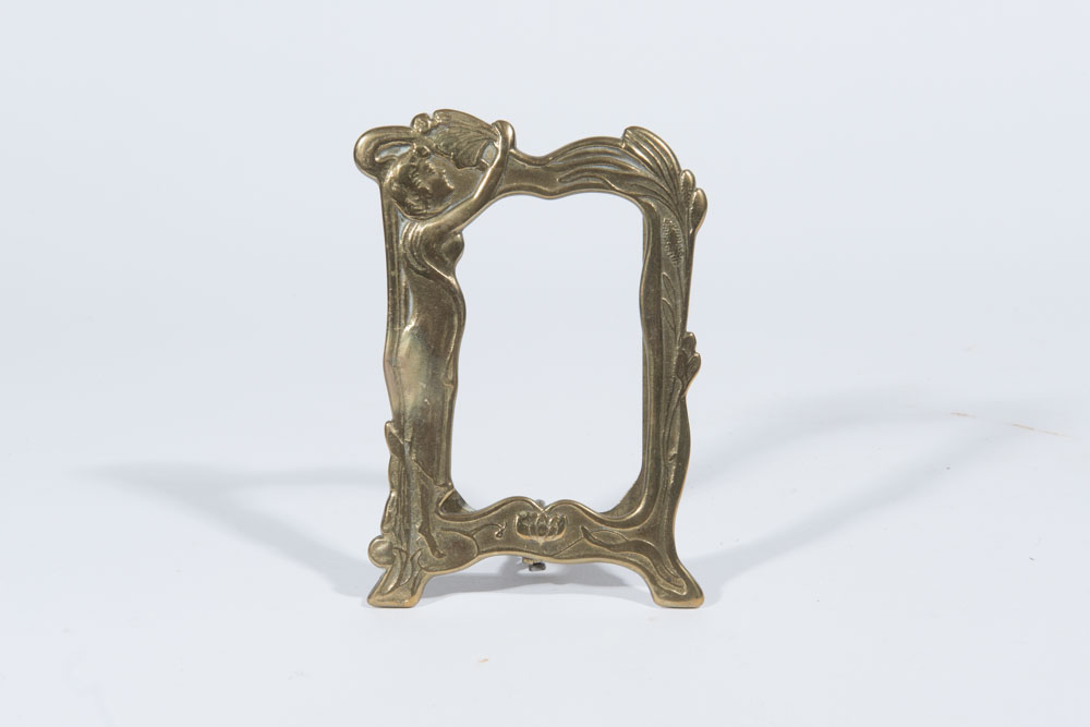 Art Nouveau Brass Frame
