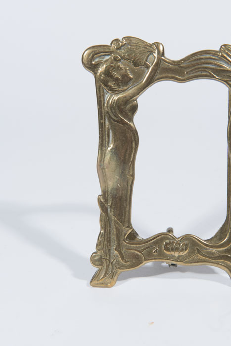 Art Nouveau Brass Frame