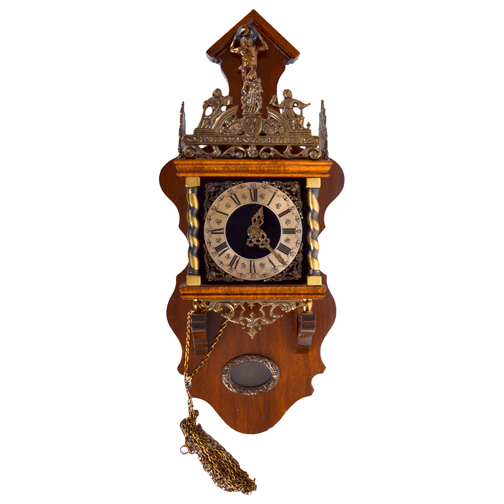 Warminck Uhren Dutch Zaandam Style "Poor Man's Clock" Wall Clock