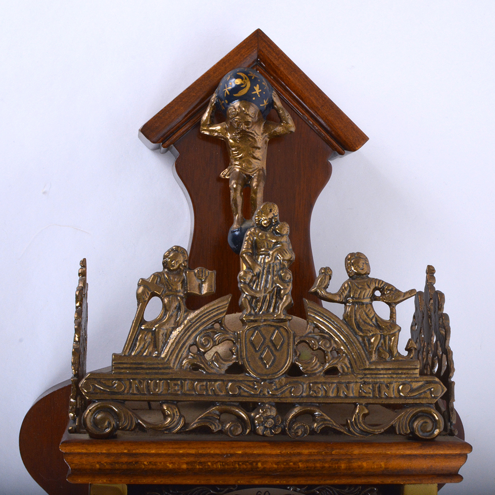 Warminck Uhren Dutch Zaandam Style "Poor Man's Clock" Wall Clock