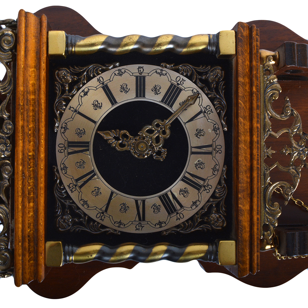 Warminck Uhren Dutch Zaandam Style "Poor Man's Clock" Wall Clock