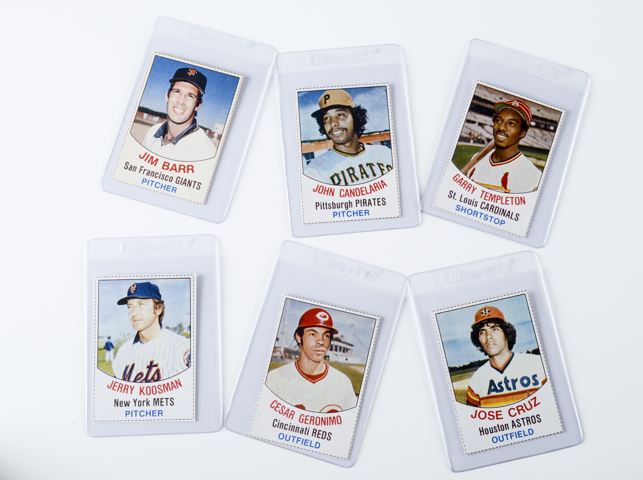 1977 Hand Cut Hostess Baseball Cards