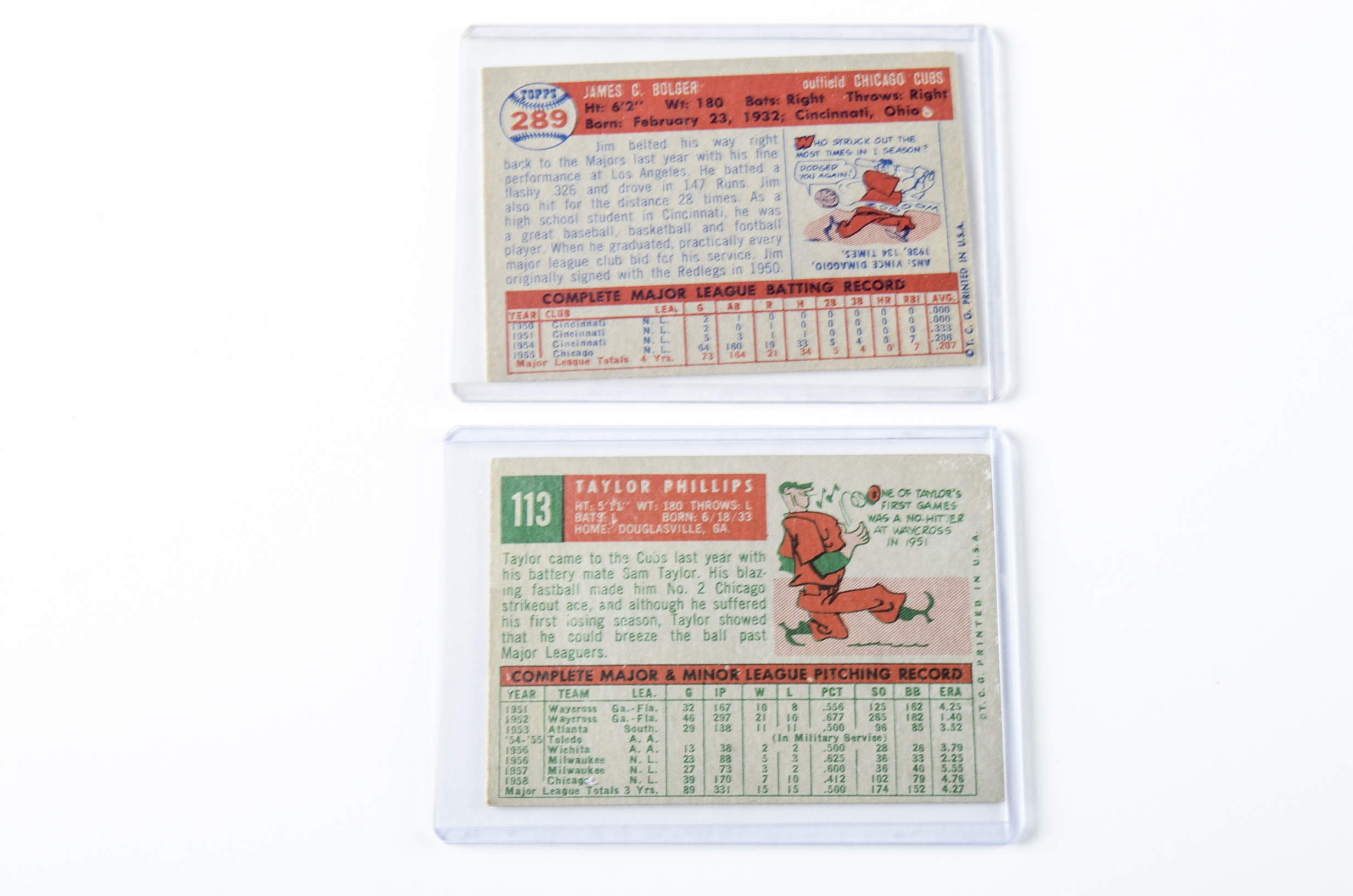 1950s Baseball Cards
