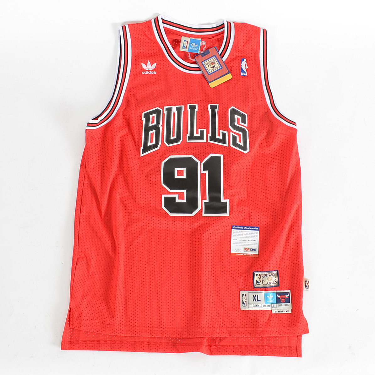 Dennis Rodman Signed Bulls Jersey  COA
