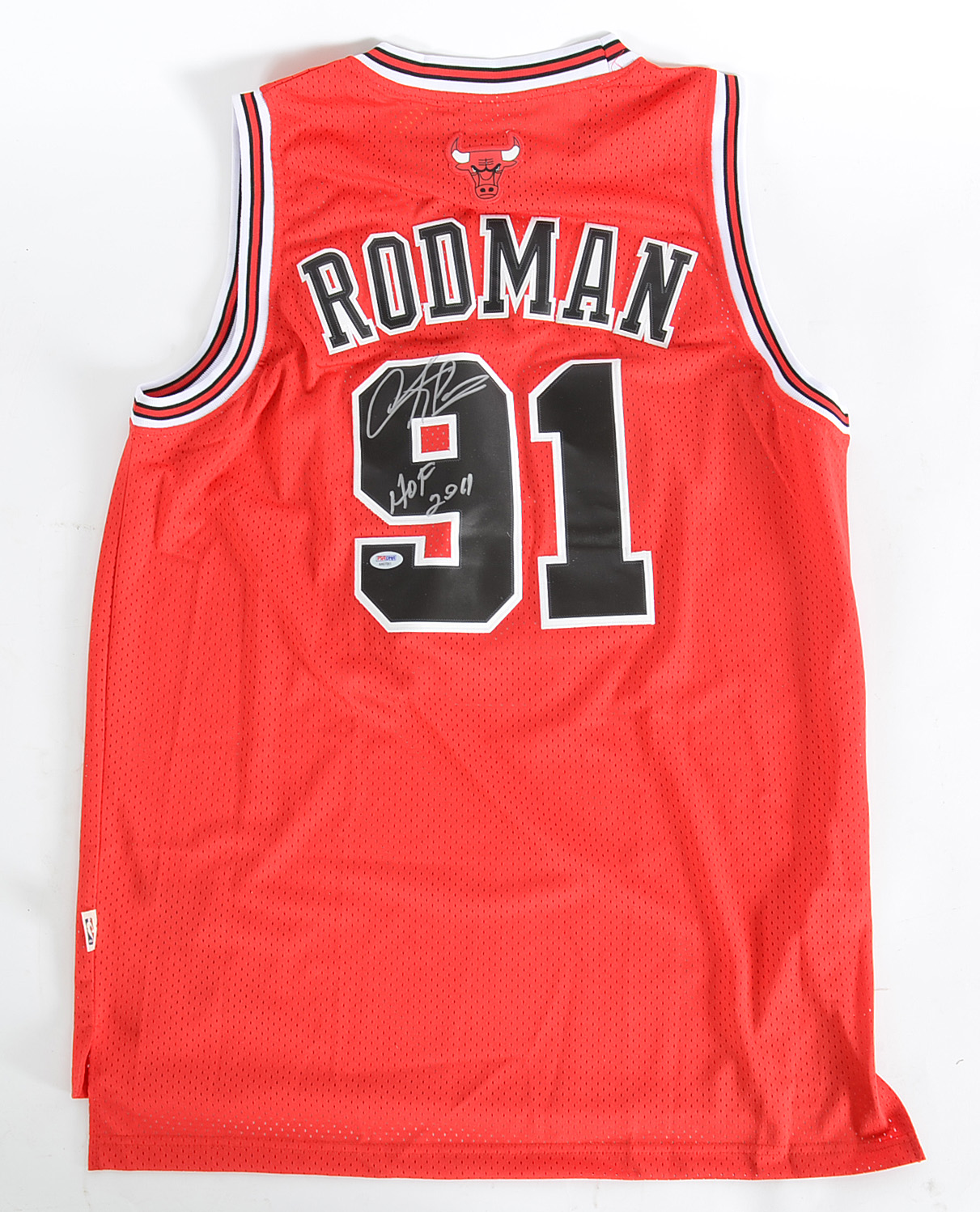 Dennis Rodman Signed Bulls Jersey  COA