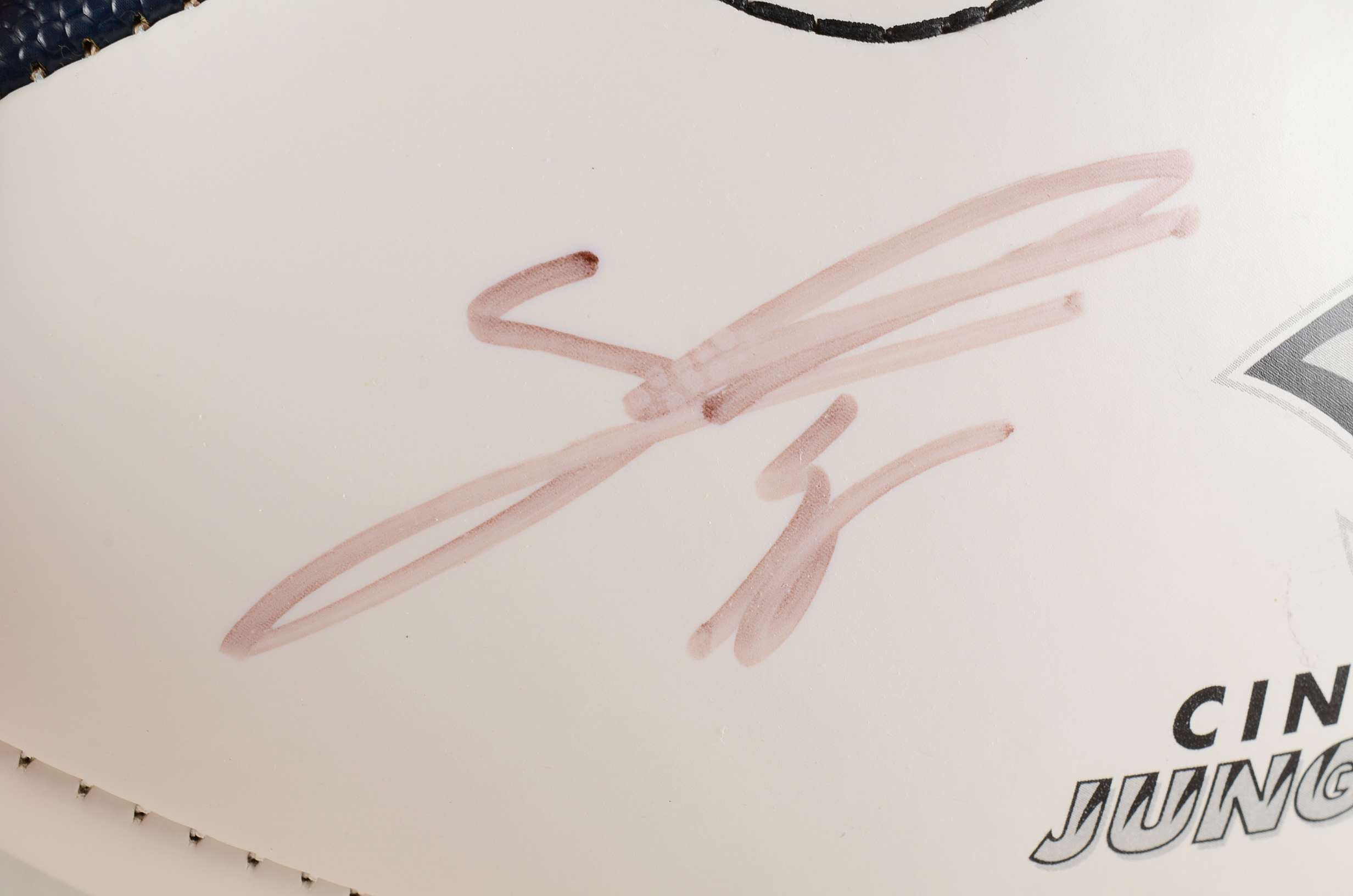 Ken Griffey Jr. Cincinnati Jungle Kats Signed Football