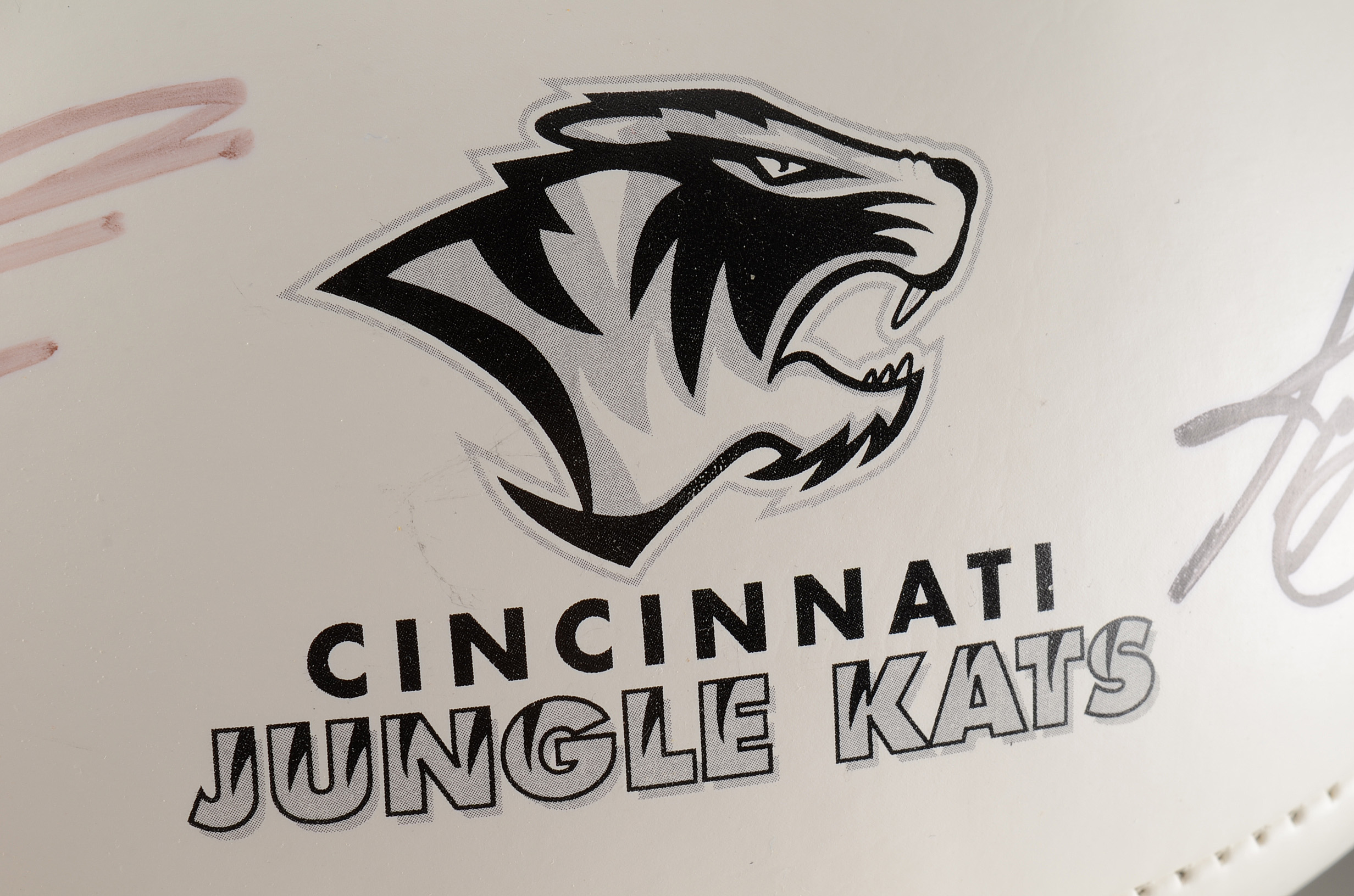 Ken Griffey Jr. Cincinnati Jungle Kats Signed Football