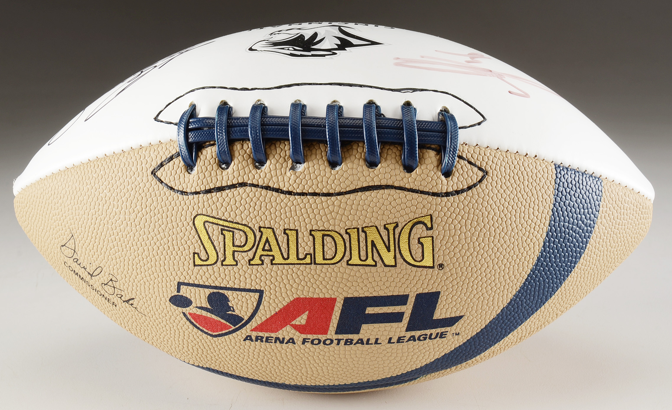 Ken Griffey Jr. Cincinnati Jungle Kats Signed Football