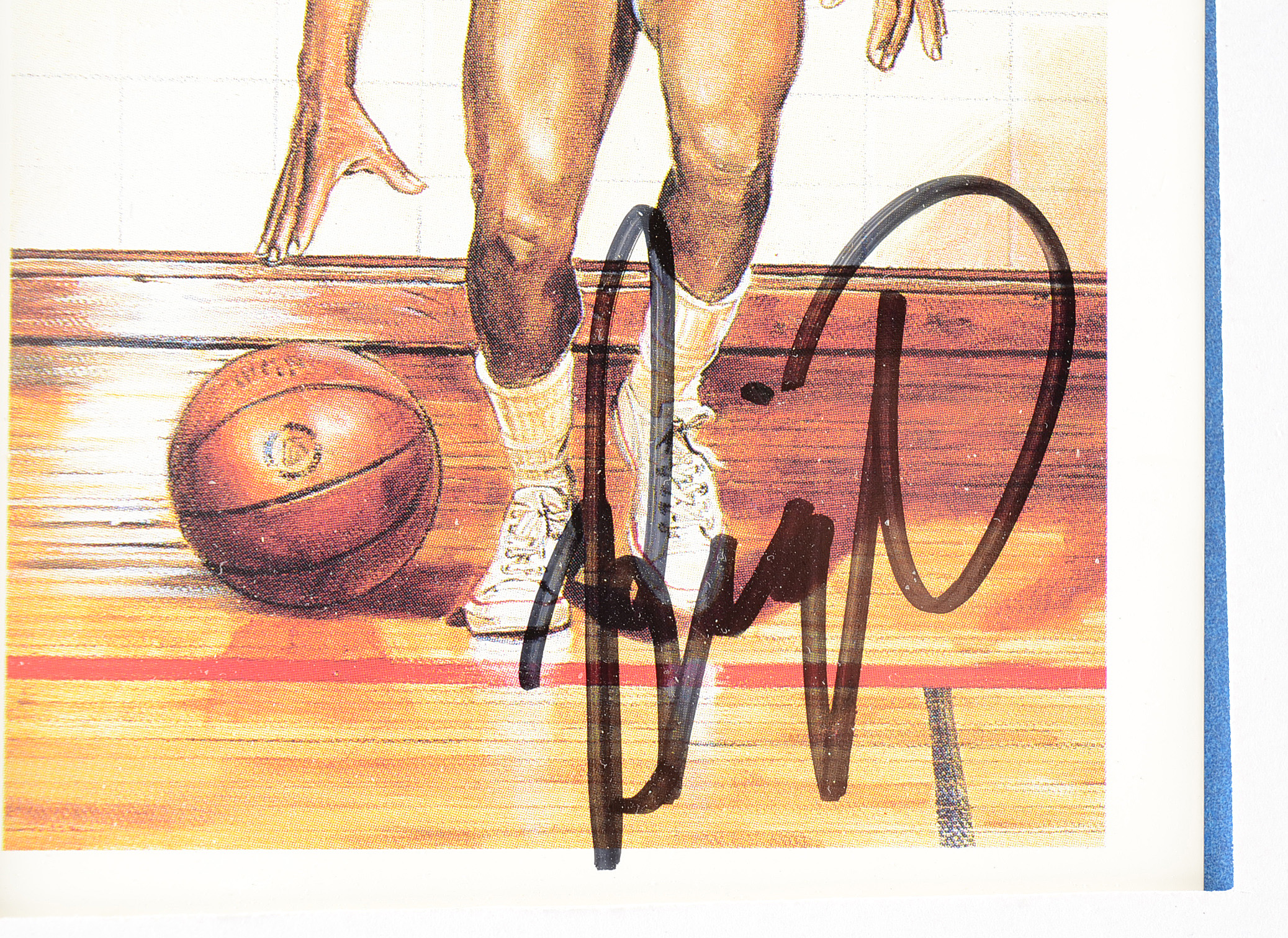 Oscar Robertson Autographed Frame Illustration