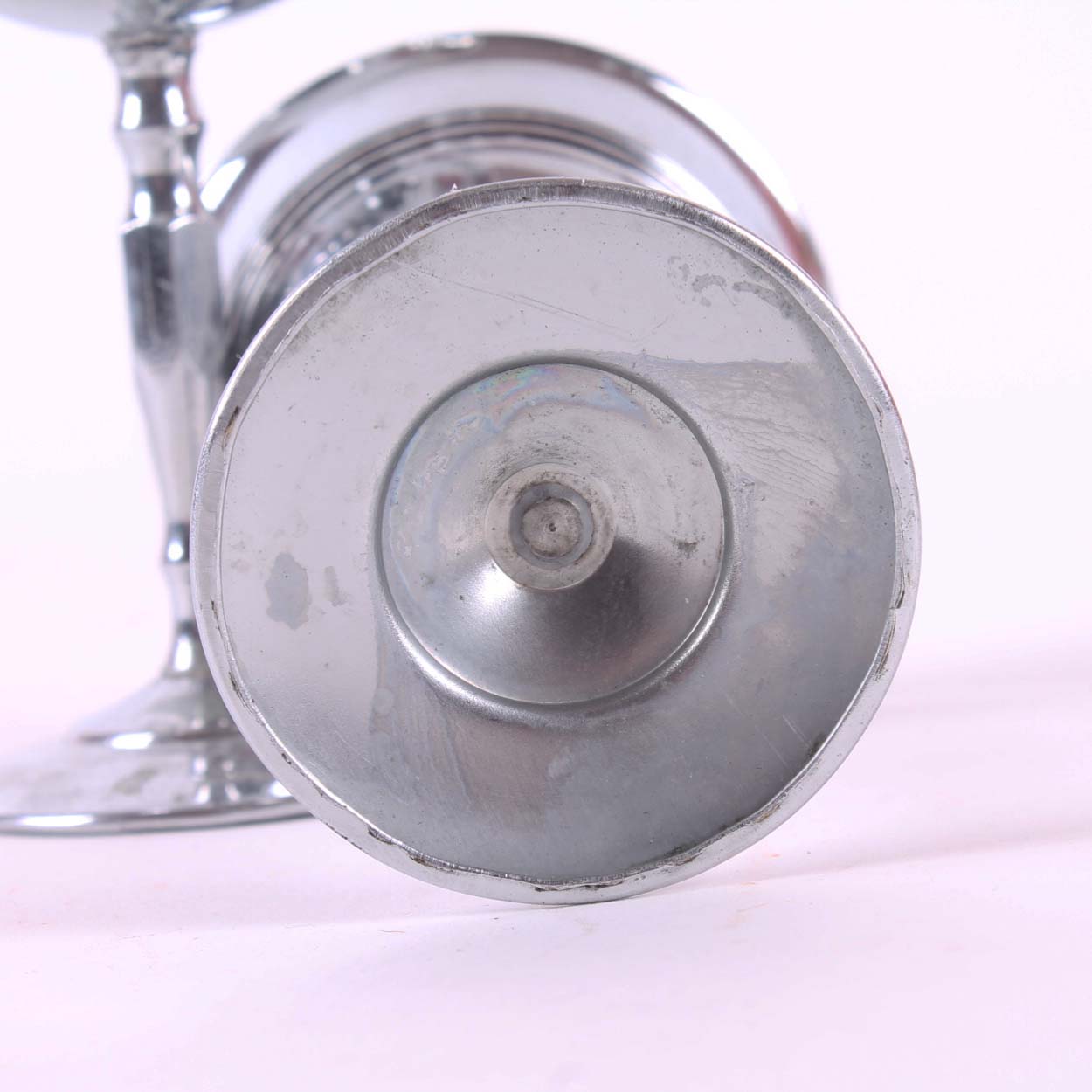 Keystoneware Chrome Plated Carafé and Three Goblets