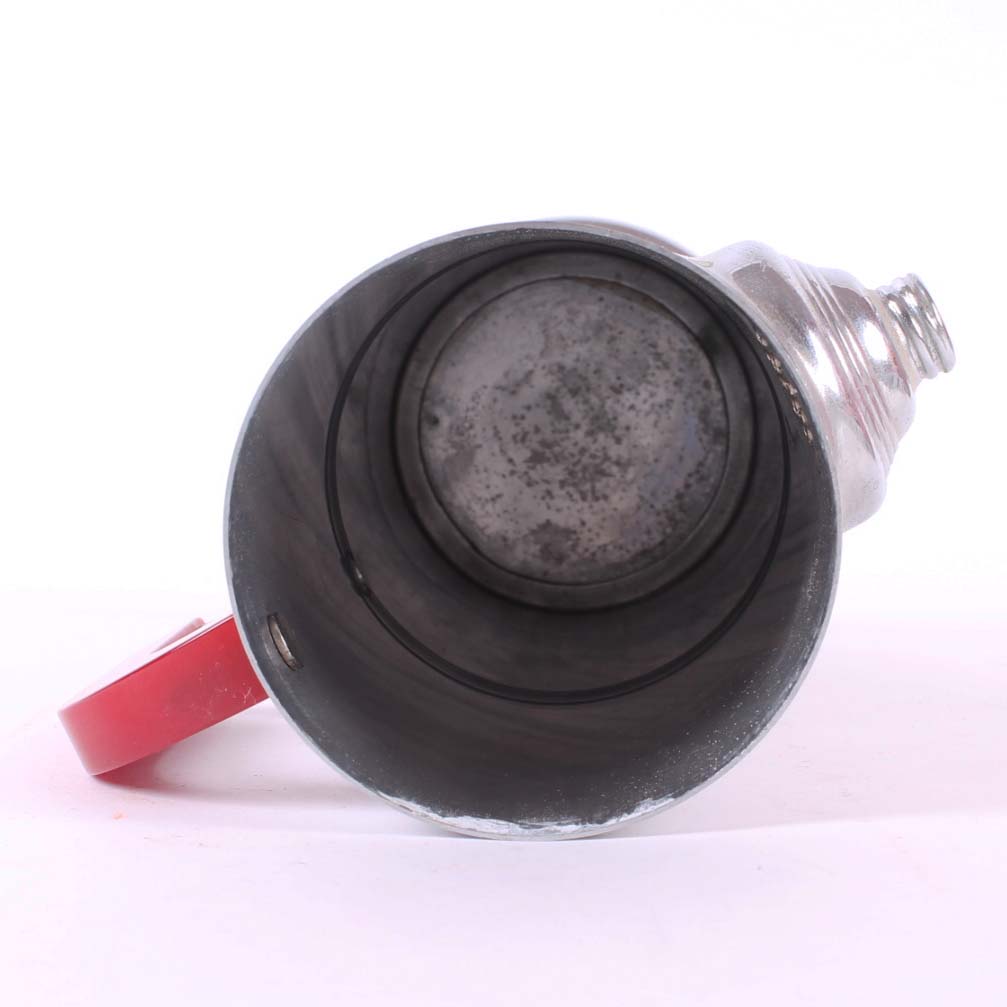 Keystoneware Chrome Plated Carafé and Three Goblets