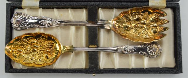William Adams Sheffield Serving Set in Original Presentation Box