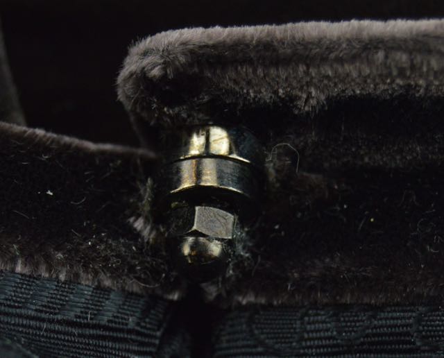 Brown Velvet Prada Evening Bag