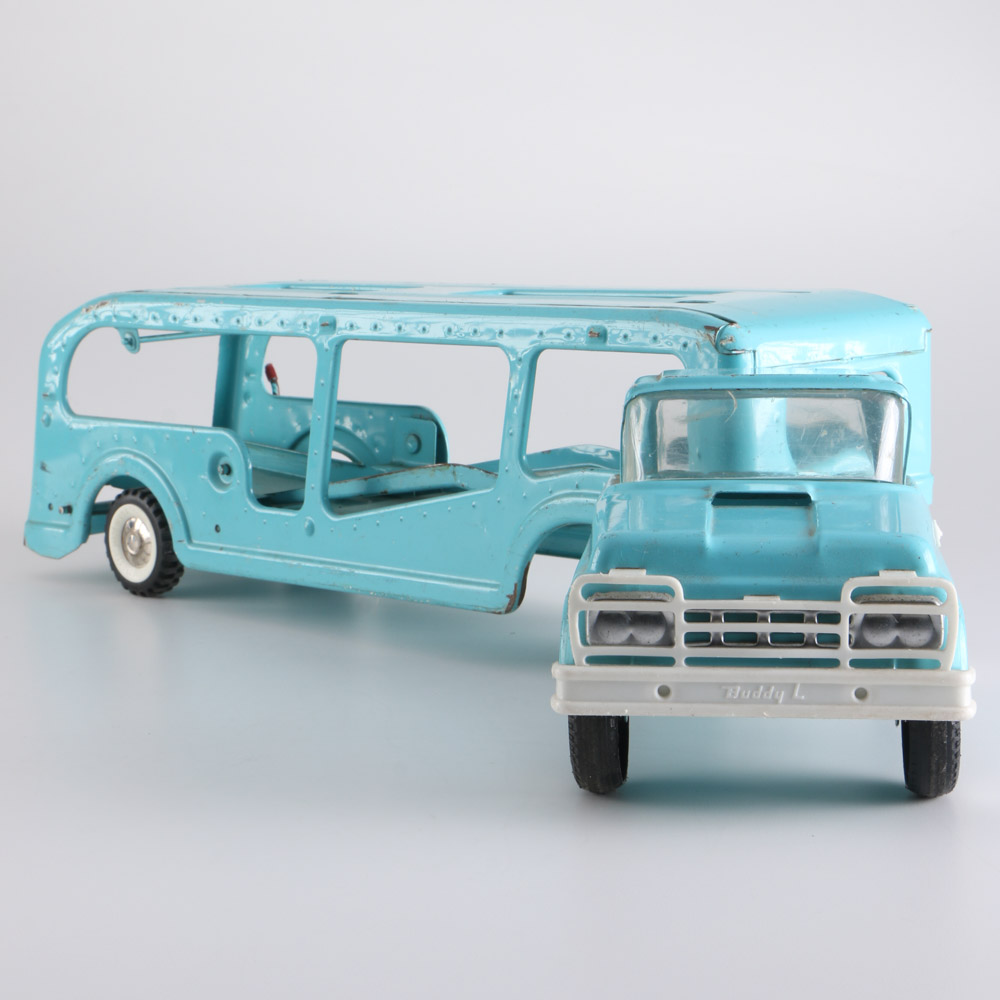 Vintage Buddy L Truck With Trailer