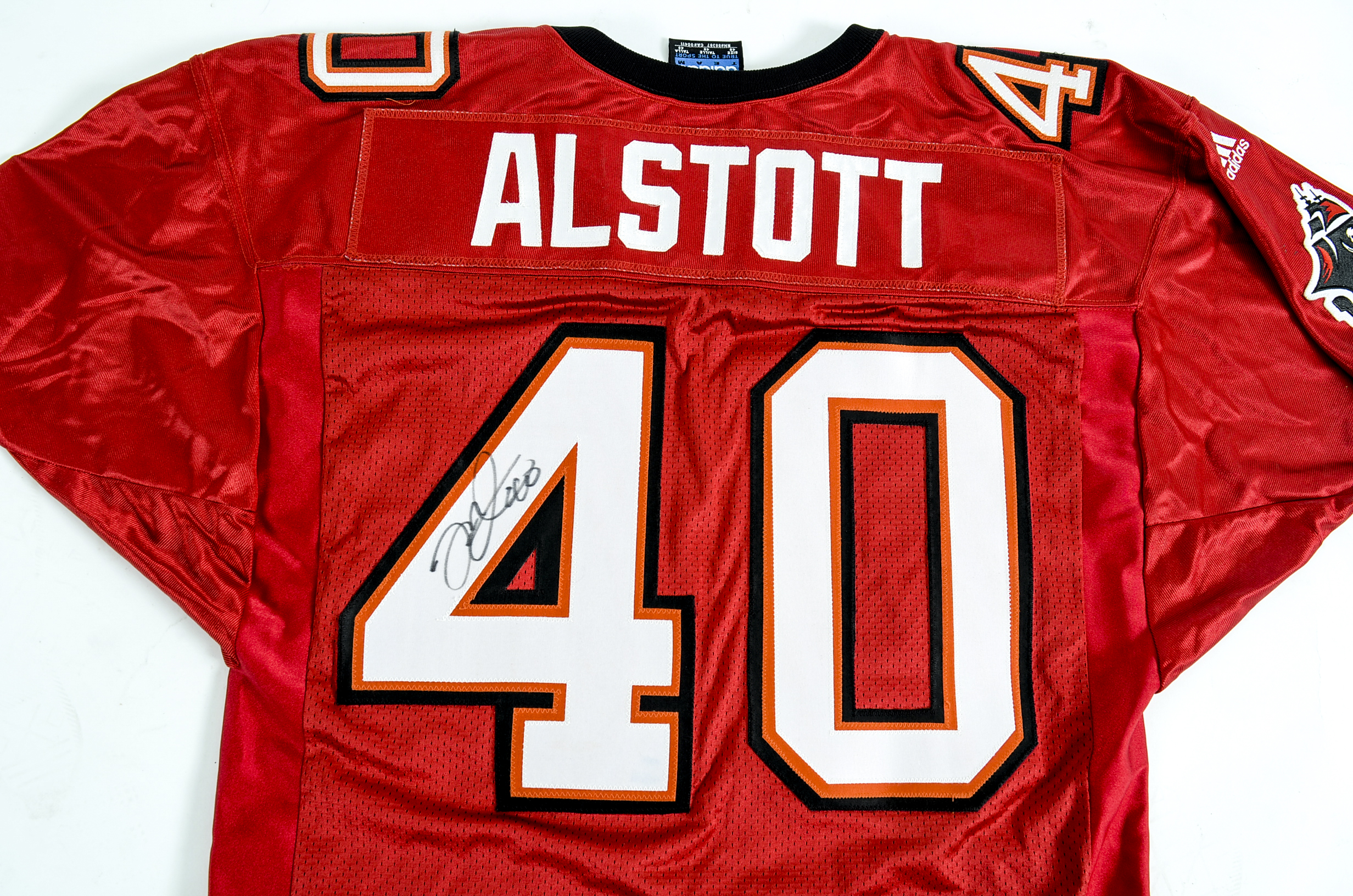 Alstott Signed Jersey