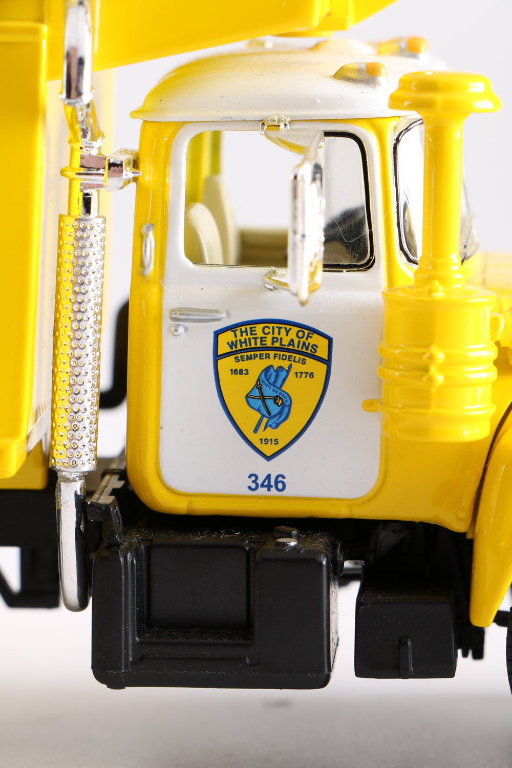 Die-Cast Mack Dump Truck with Snow Plow