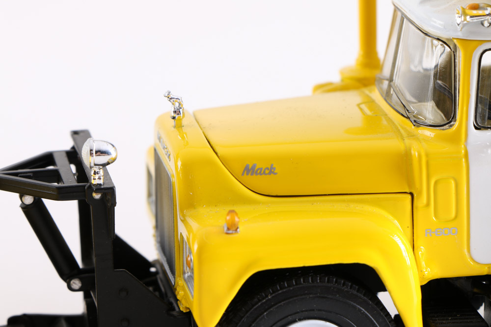 Die-Cast Mack Dump Truck with Snow Plow