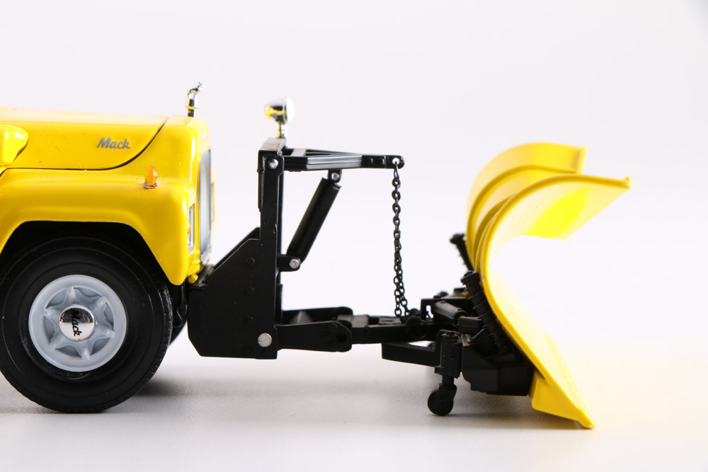 Die-Cast Mack Dump Truck with Snow Plow
