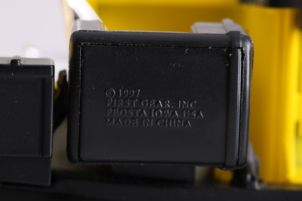 Die-Cast Mack Dump Truck with Snow Plow