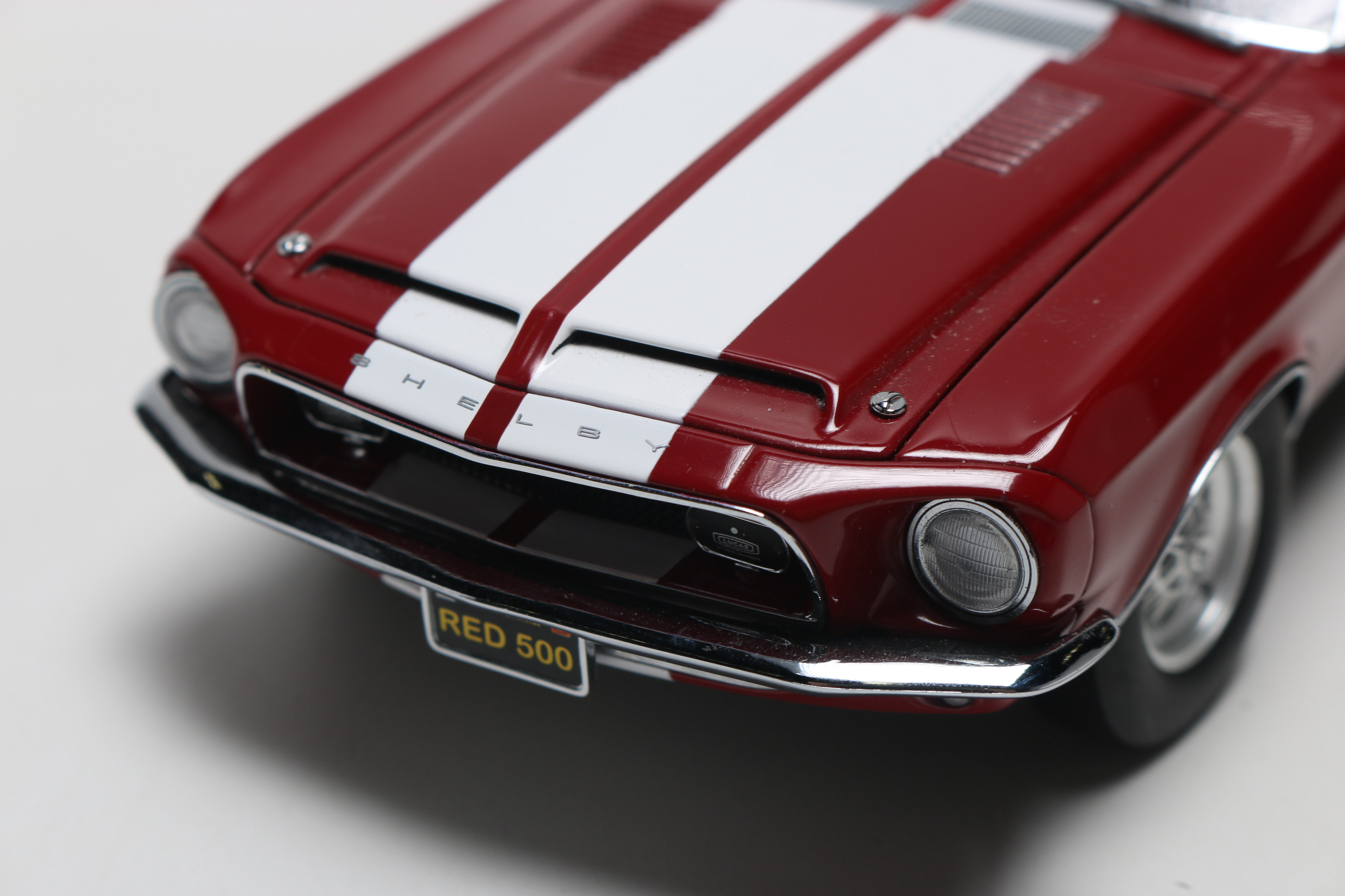 Collection of Classic Ford Shelby GT500 Die-Cast Cars