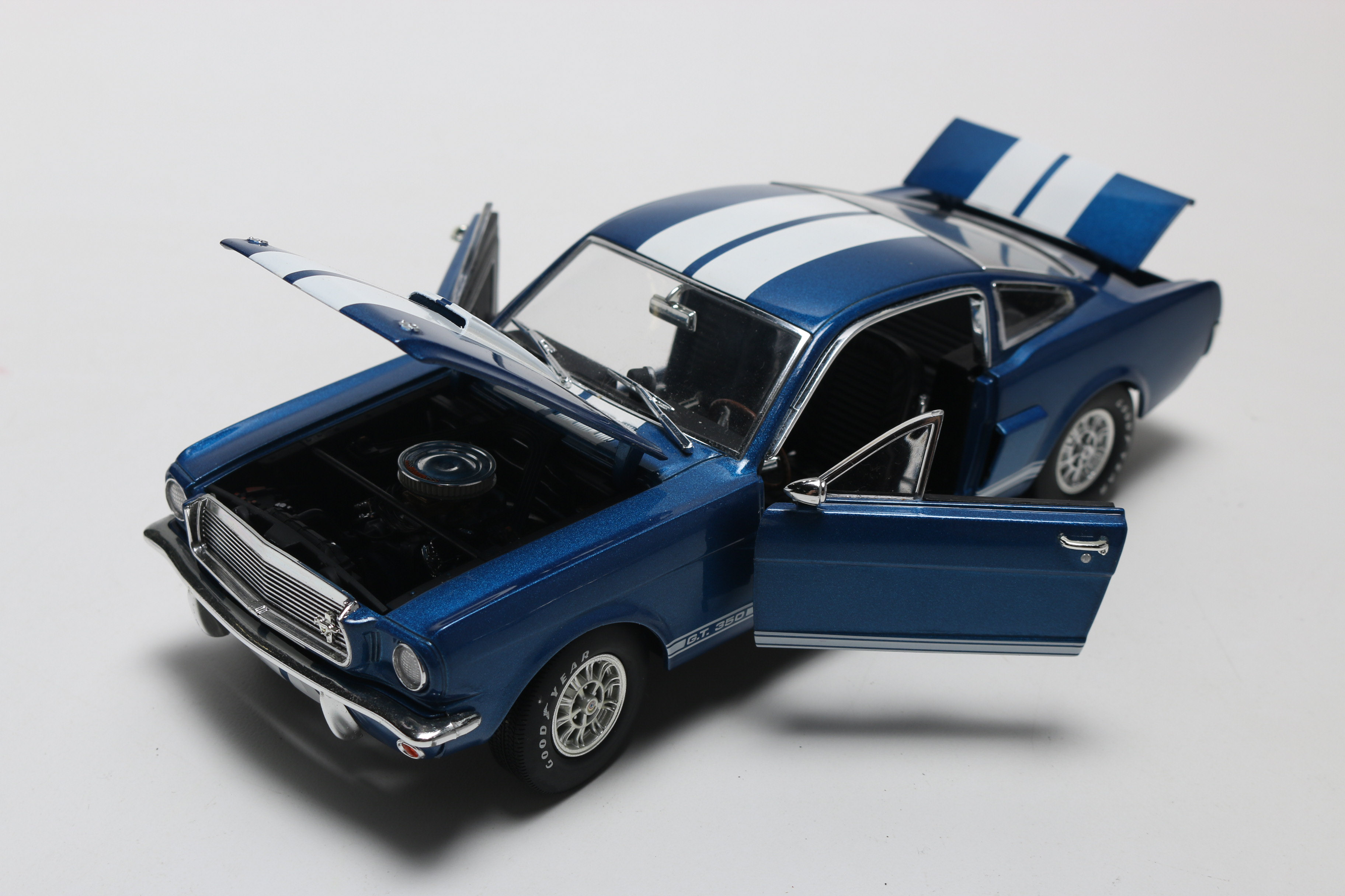Collection of Classic Ford Shelby GT500 Die-Cast Cars