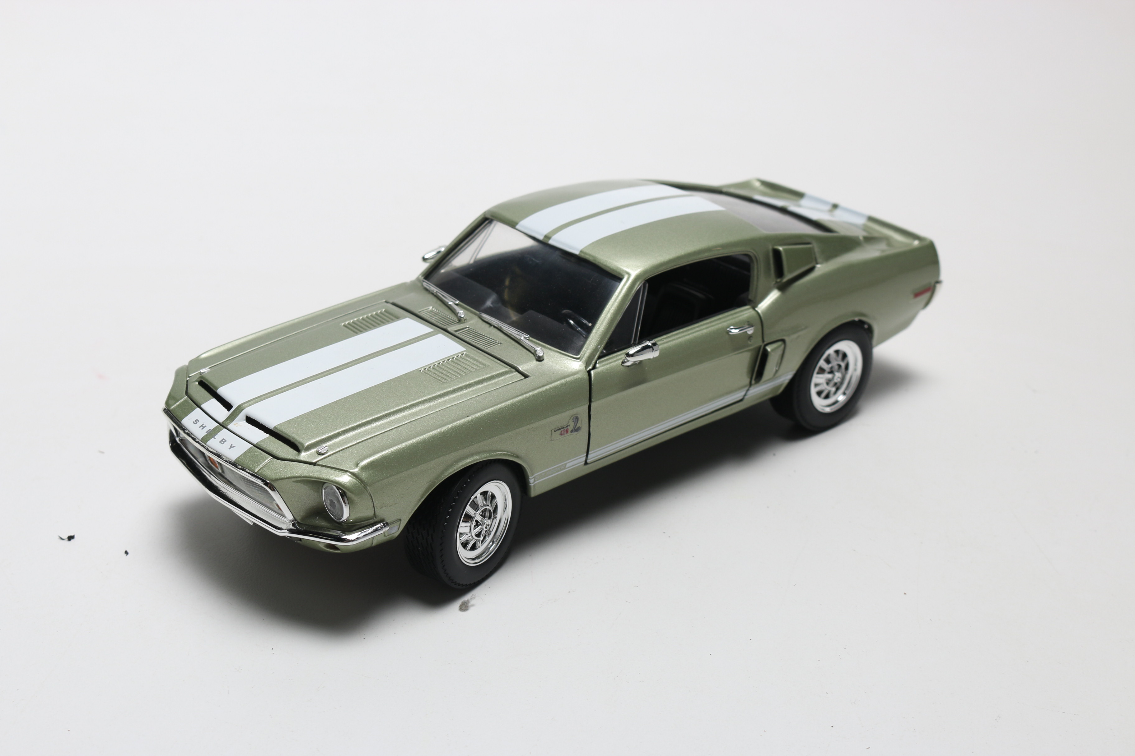 Collection of Classic Ford Shelby GT500 Die-Cast Cars