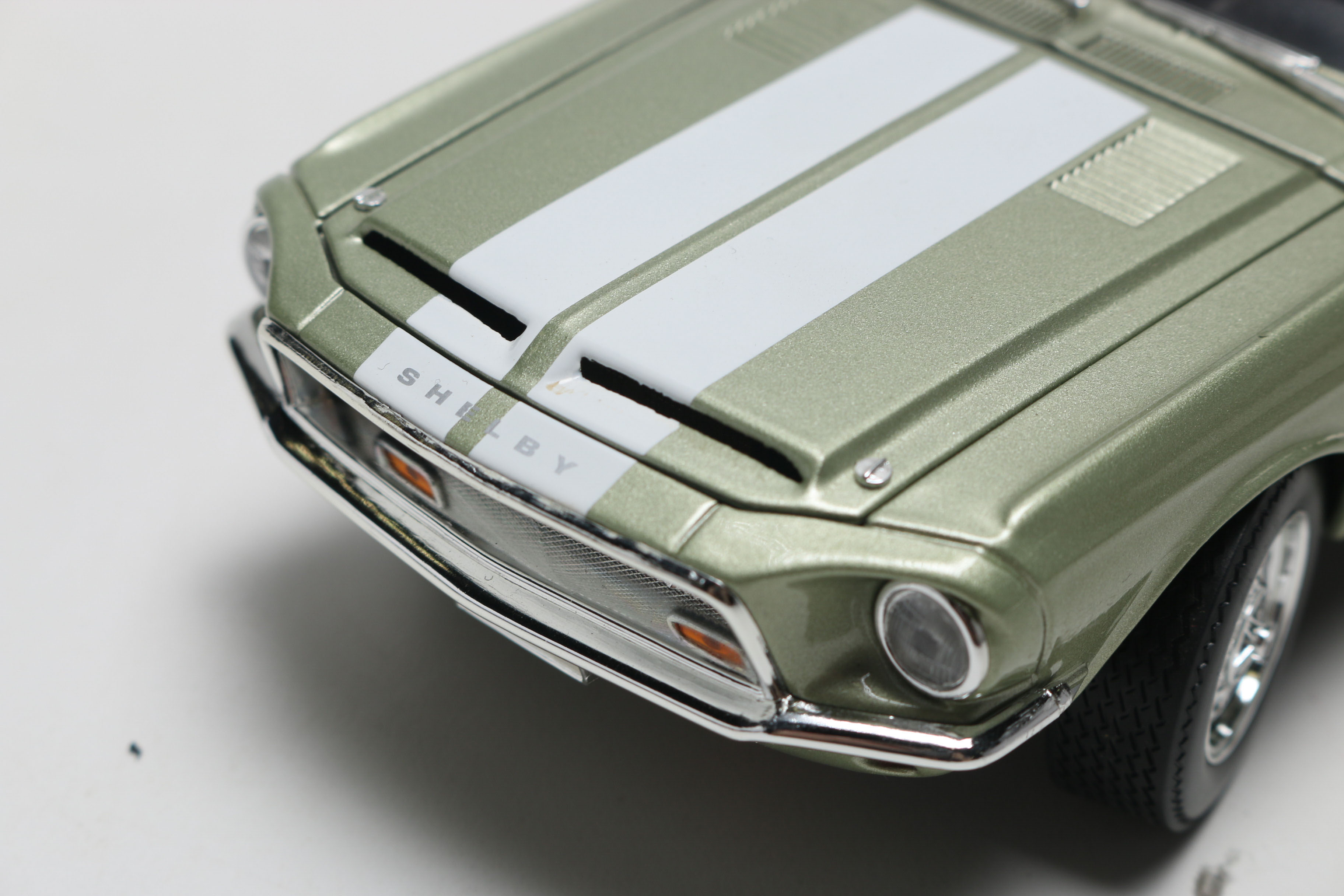 Collection of Classic Ford Shelby GT500 Die-Cast Cars