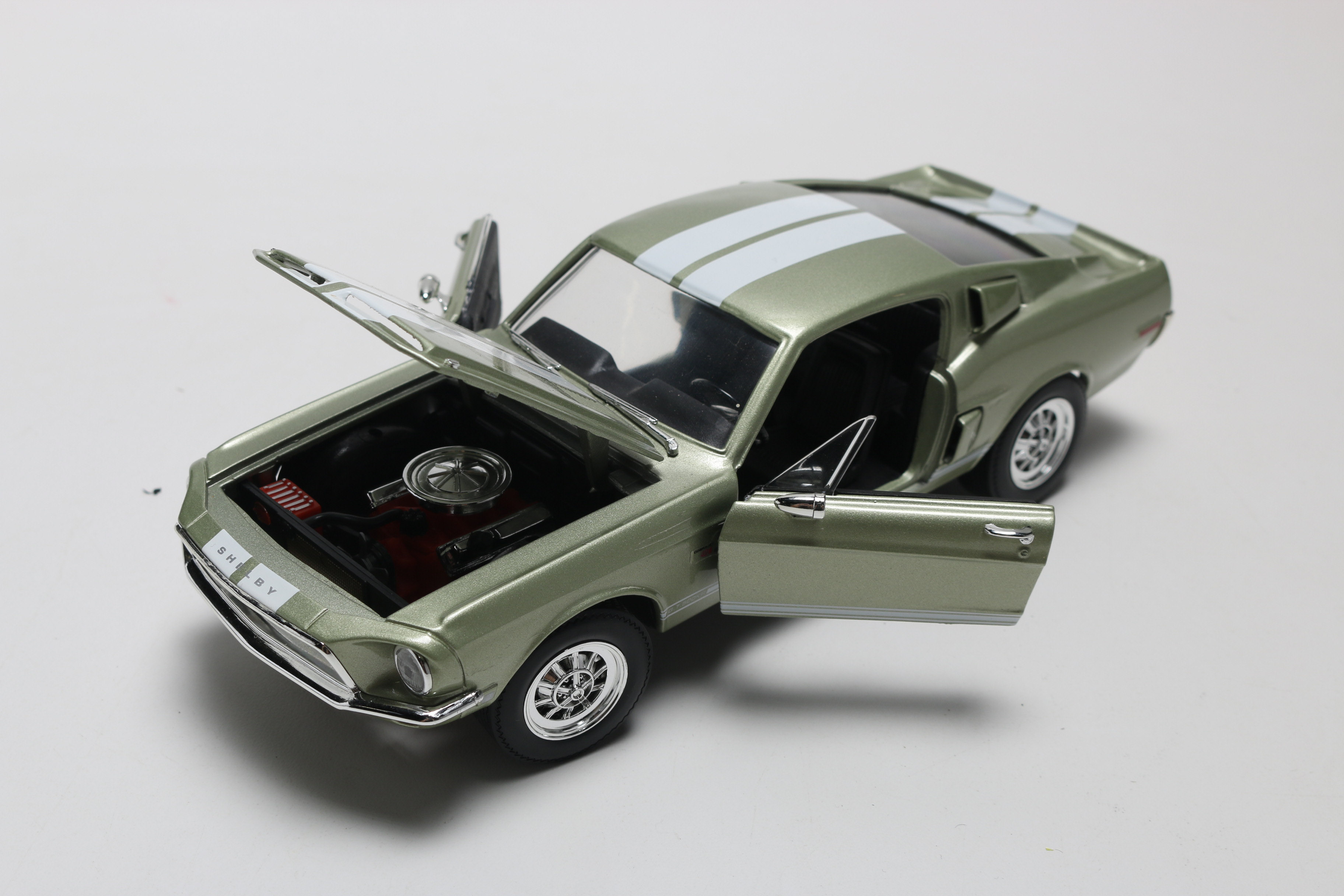 Collection of Classic Ford Shelby GT500 Die-Cast Cars