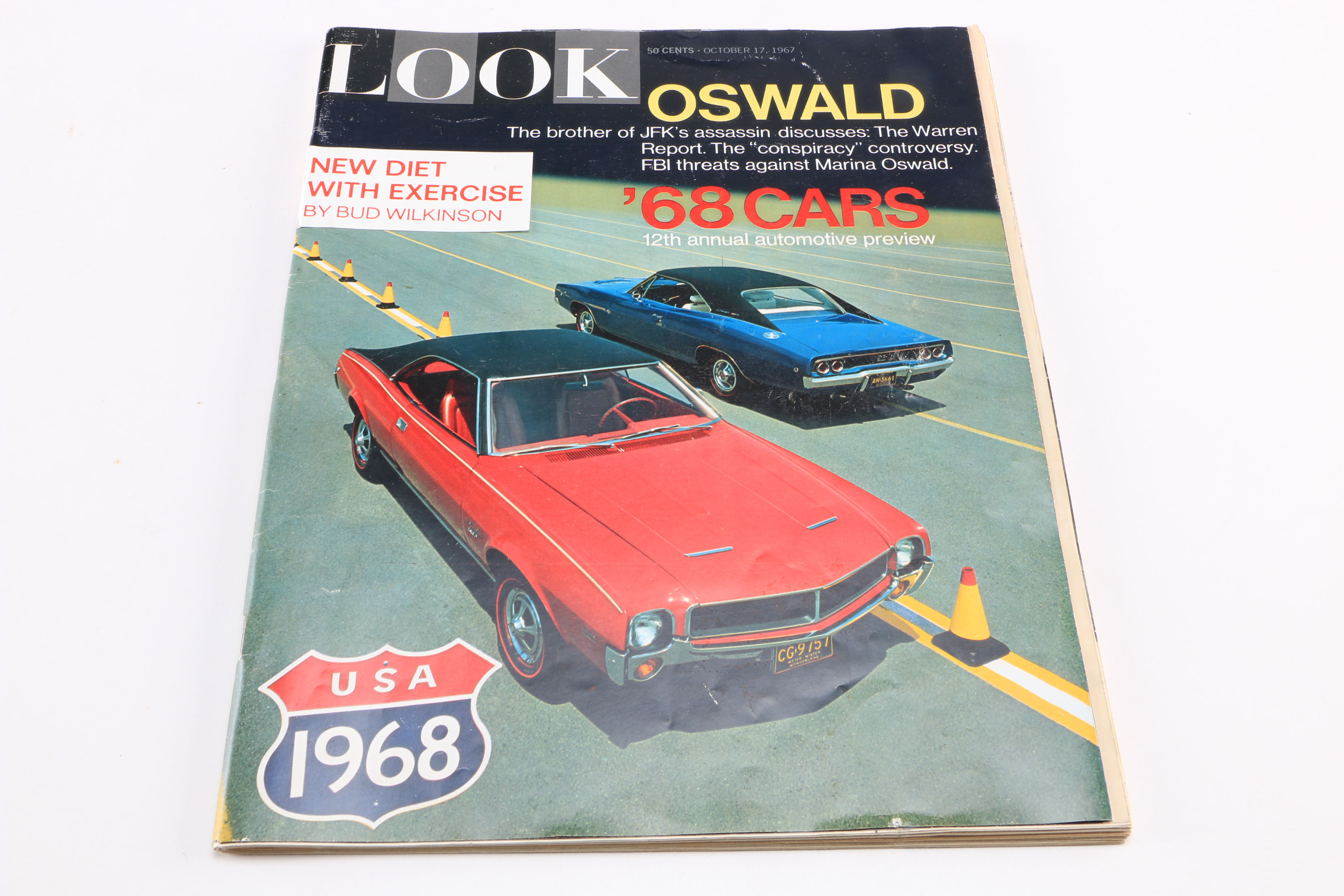 1966 Official Auto Show Annual with Look Magazine X-Ray Magazine Automotive Preview Issues