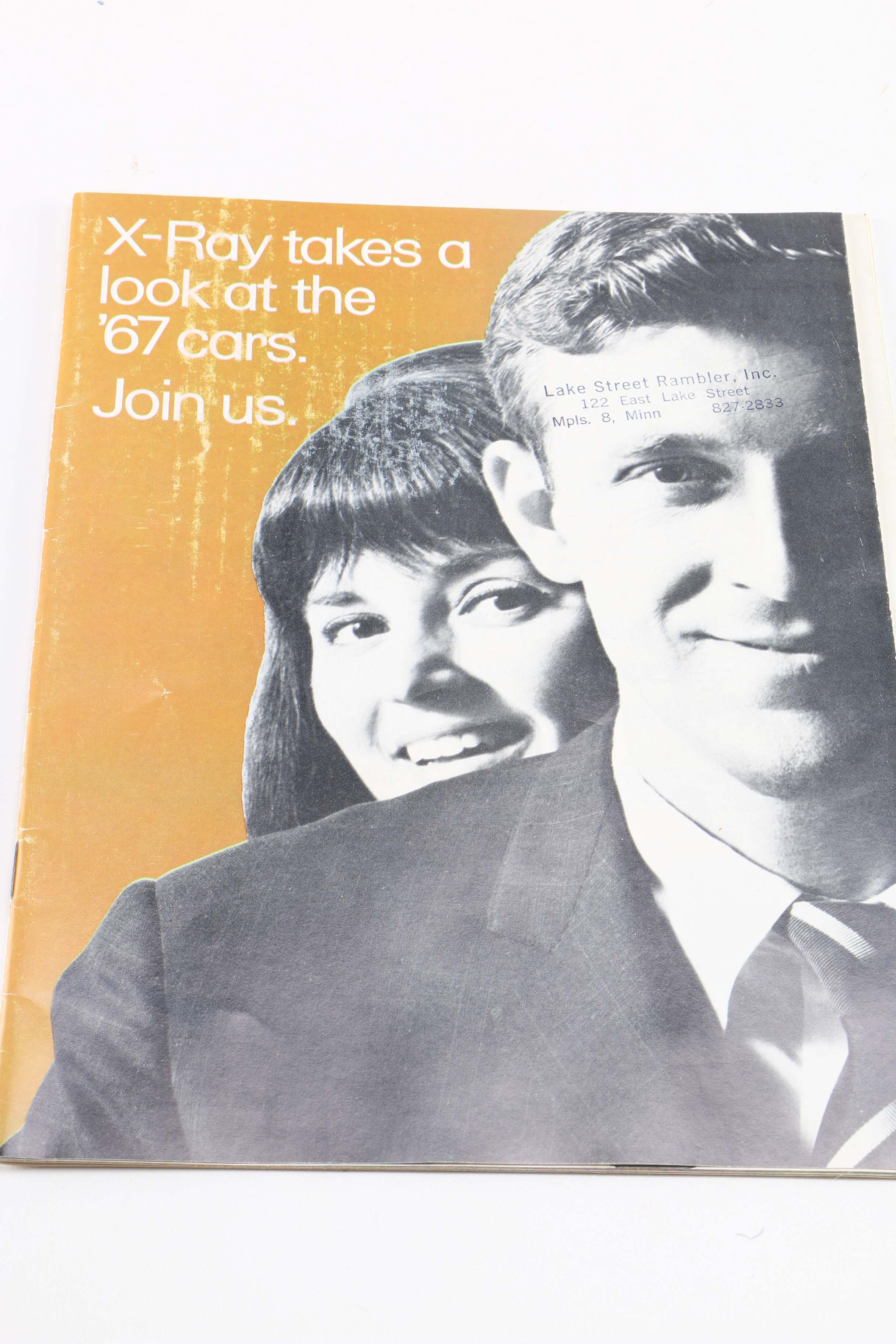 1966 Official Auto Show Annual with Look Magazine X-Ray Magazine Automotive Preview Issues