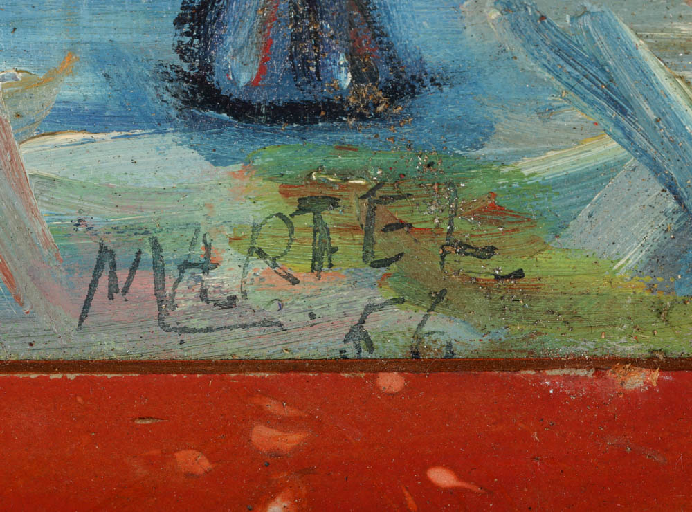 Fountain and Luxor Obelisk Painting